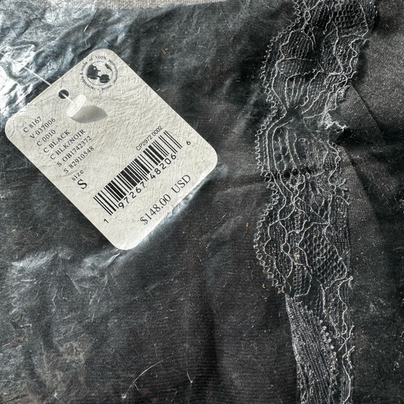 Free People Intimately Moonbeams Lace Trim Satin Robe - Picture 4 of 5